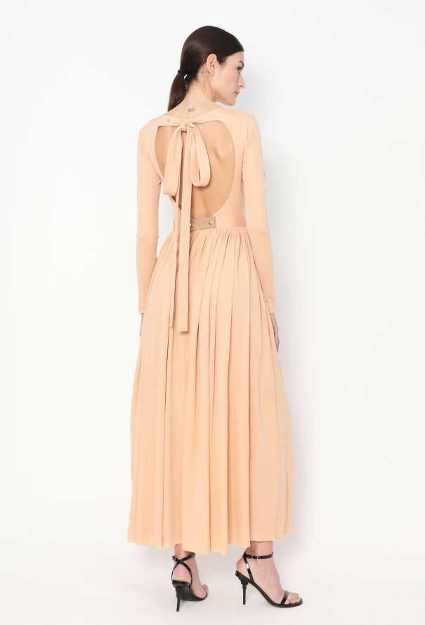 Céline Open-Back Crêpe Dress, S/S 2016 - 1