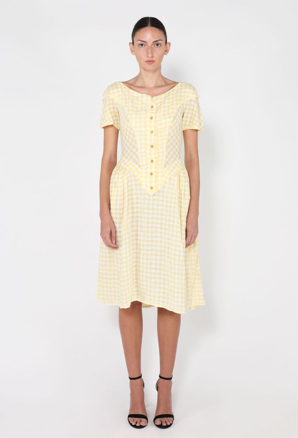 Vivienne Westwood Gingham Drop-Waist Dress, 1996 - 2