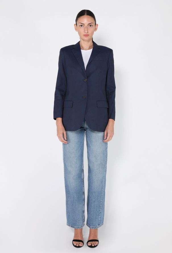 Helmut Lang Tailored Cotton Blazer, 2000s - 1