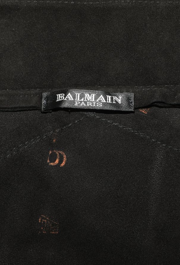 Balmain S/S 2008 Suede Fringe Harem Pants - 6