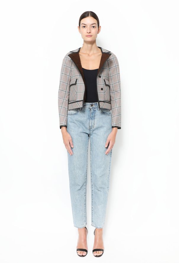Balenciaga Pre-Fall 2008 Plaid Jacket - 3