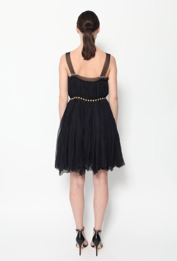 Lanvin Embellished Silk Dress - 3