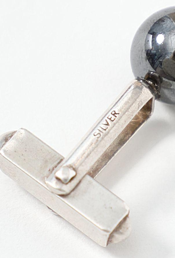 Gunmetal Silver Cufflinks - 4