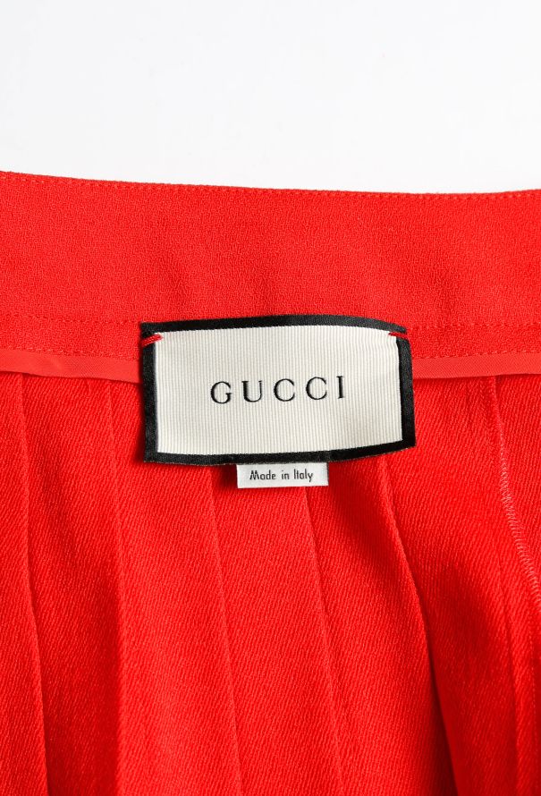 Gucci 2018 Horsebit Pleated Skirt - 4