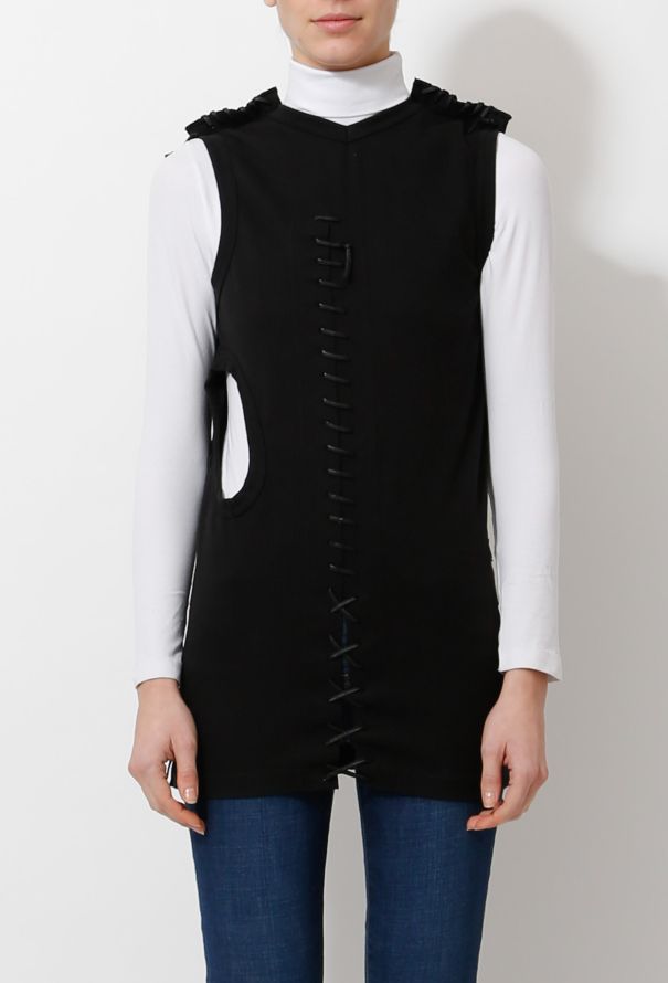 Comme des Garçons 2004 Cut-Out Lace-Up Top - 4