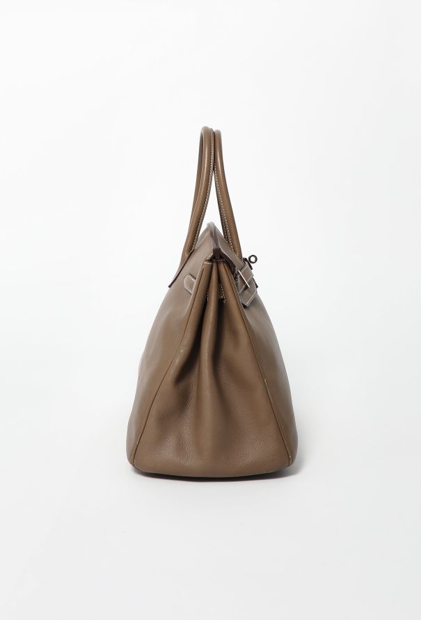 Hermès Etoupe Swift Birkin 35 - 5