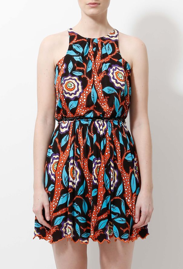 Louis Vuitton Resort 2015 Graphic Floral Dress - 4