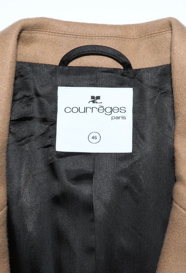 Courrèges 2022 Classic Tailored Wool Coat - 6