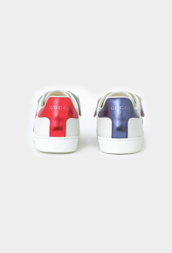 Gucci Embellished Ace Cat Sneakers - 6