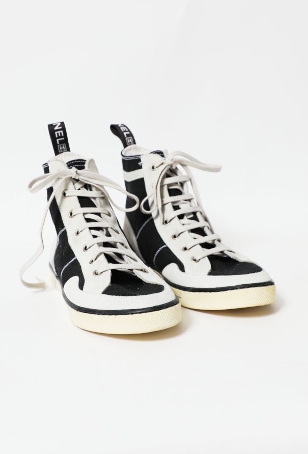 Chanel Resort 2008 High-Top Sneakers - 3