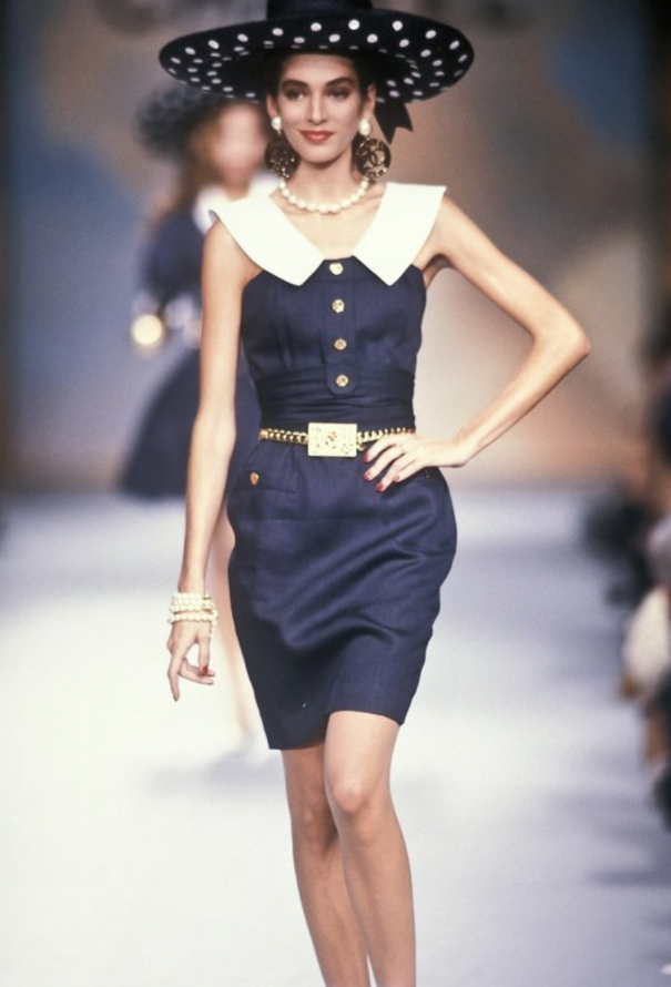 Chanel COLLECTOR S/S 1988 Linen Claudine Dress - 2
