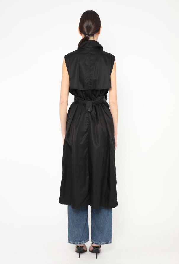 Prada 2019 Belted Nylon Trench Vest - 6
