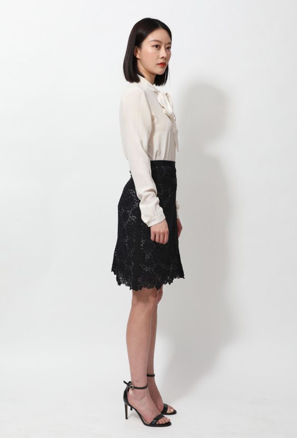 Chanel S/S 2004 Lace Skirt - 5