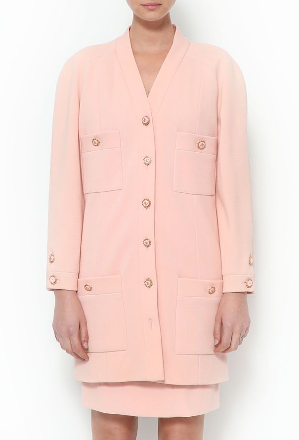 Chanel RARE '90s Crêpe 'CC' Ensemble - 2