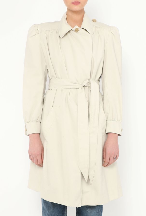 Balenciaga 2017 Belted Structured Trench - 5