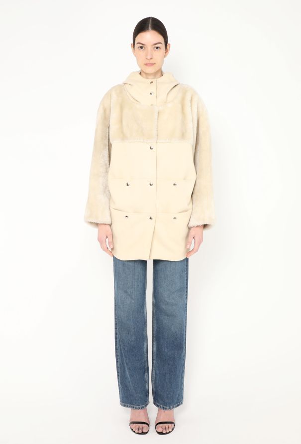 '90s Hooded Shearling Parka - 3
