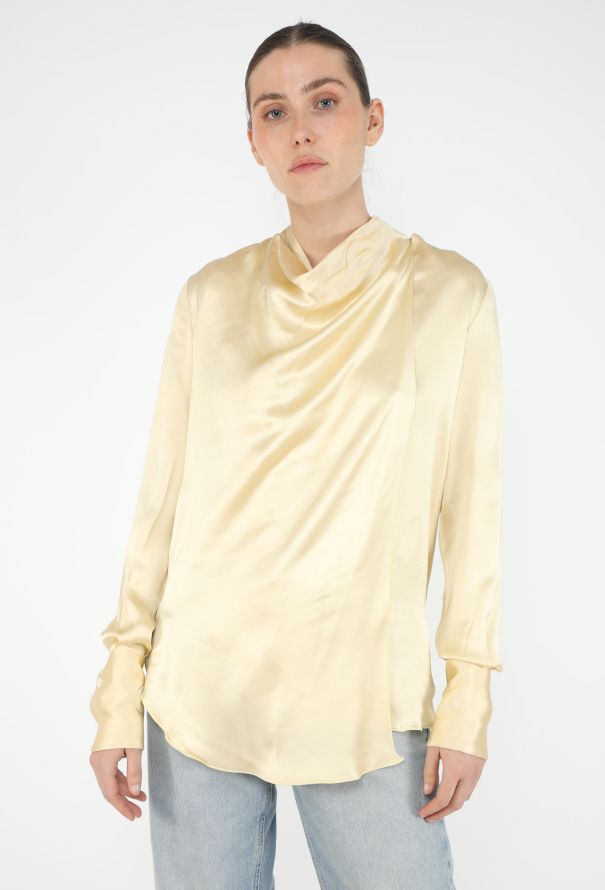Céline S/S 2013 Charmeuse Lavallière Blouse - 4