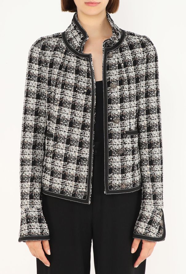 Chanel Checkered Tweed Jacket, F/W 2008 - 6