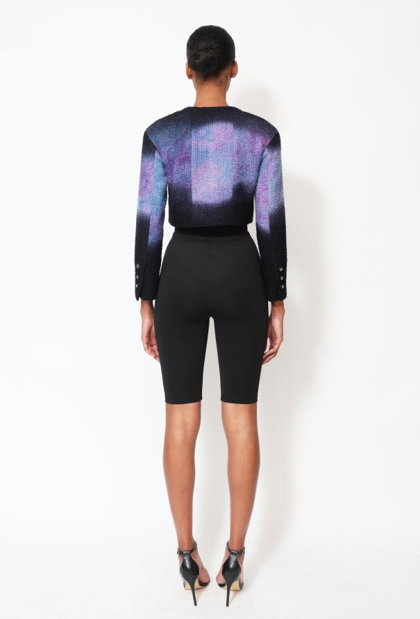 Chanel RARE Pre-Fall 2020 Tie-Dye 'CC' Tweed Jacket - 5