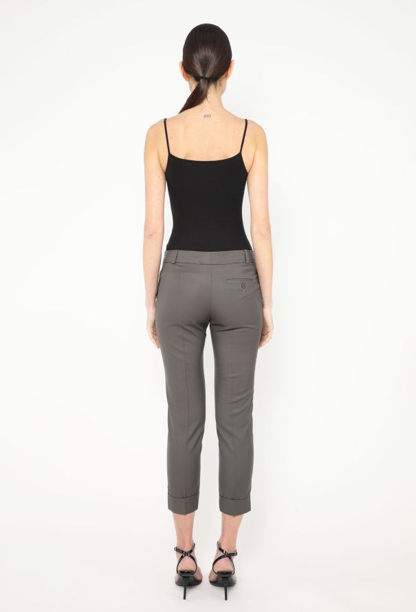 Chloé 2006 Cropped Chevron Trousers - 4