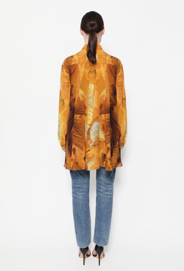 Alexander McQueen 2011 Graphic Crêpe Tunic - 3