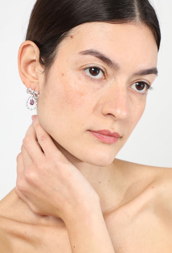 Mellerio 18k Gold, Diamond & Sapphire Marie Antoinette Earring - 3