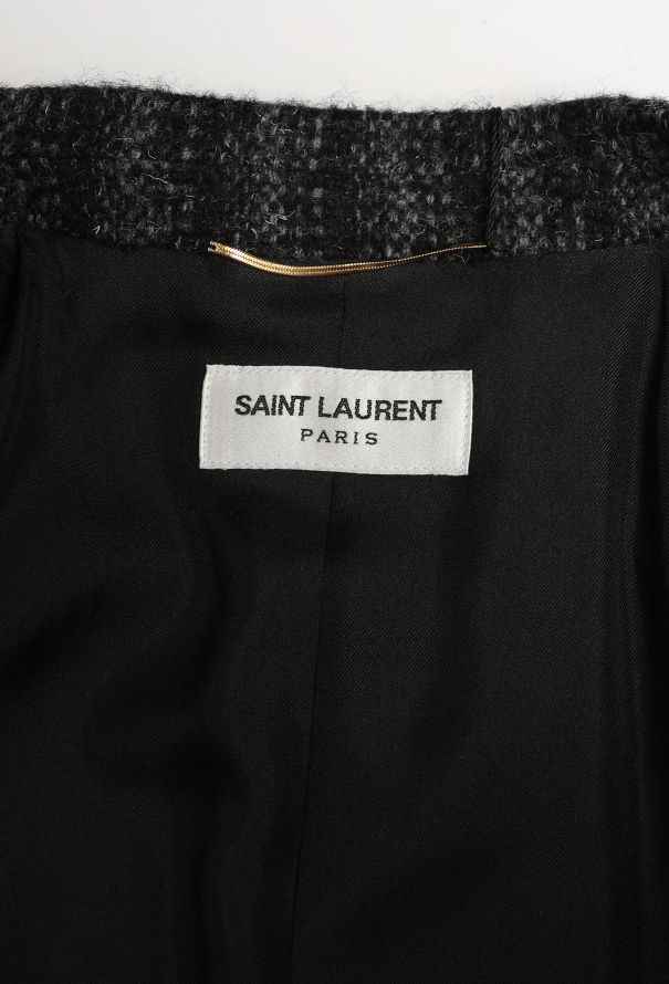 Saint Laurent F/W 2015 Striped Wool Blazer - 7