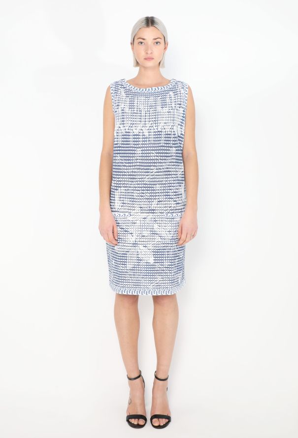 Chanel 2014 Floral Appliqué Dress - 3