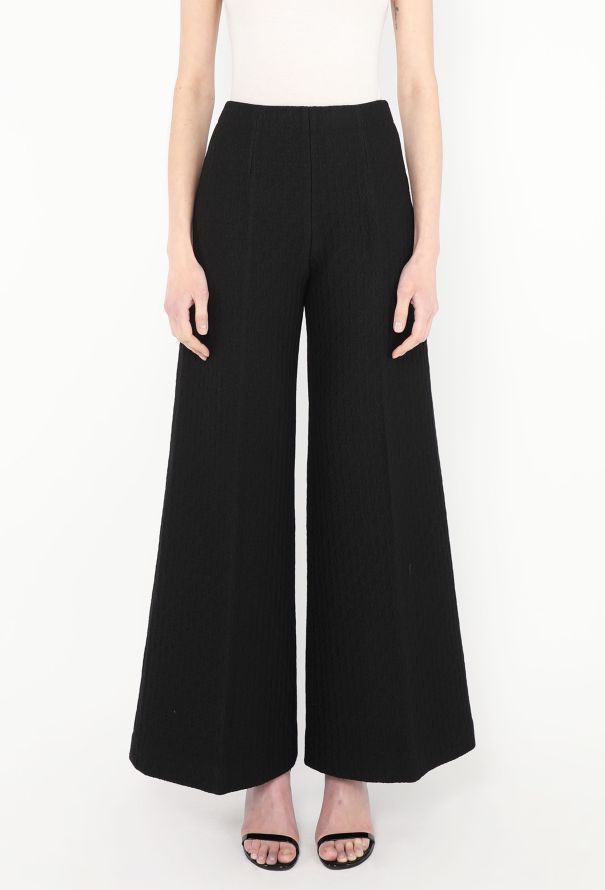 Alaïa 2016 Flared Textured Pants - 2