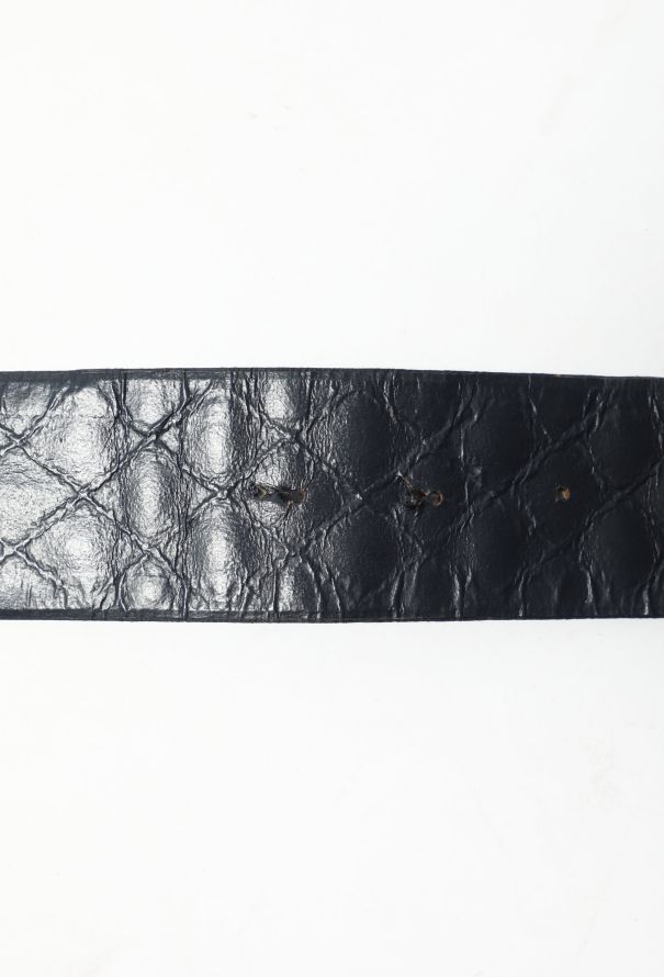 Chanel Vintage Quilted 'CC' Leather Belt - 5