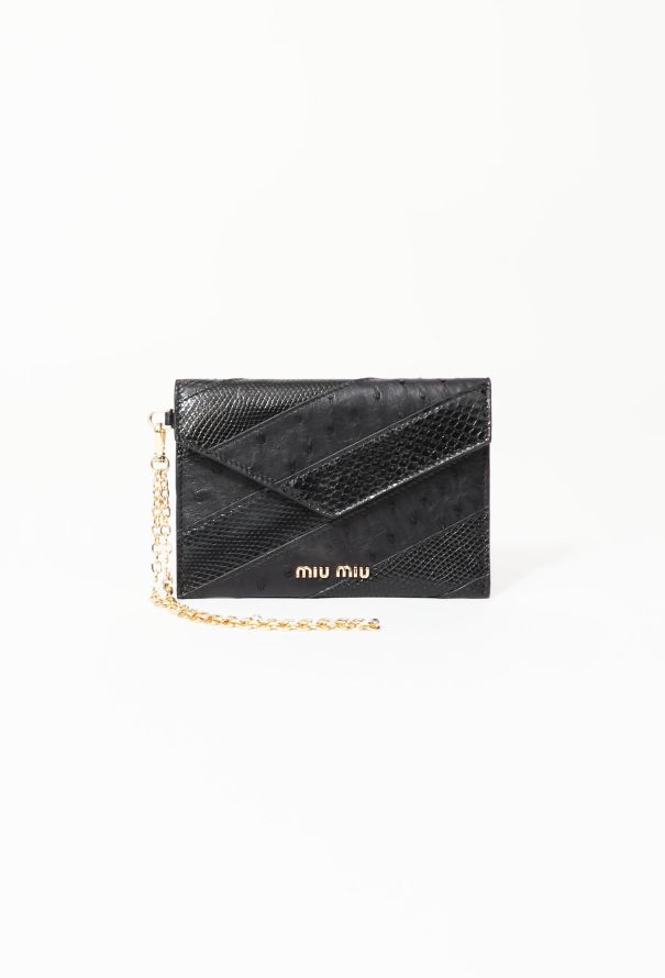Miu Miu 2019 Exotic Enveloppe Wallet - 1