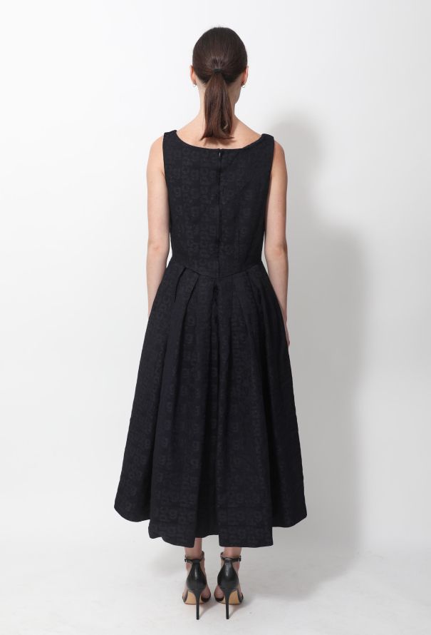 Comme des Garçons 2019 "CDG" Logo Flared Dress - 3