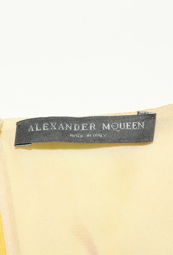 Alexander McQueen S/S 2019 Ruffled Chiffon Gown - 6