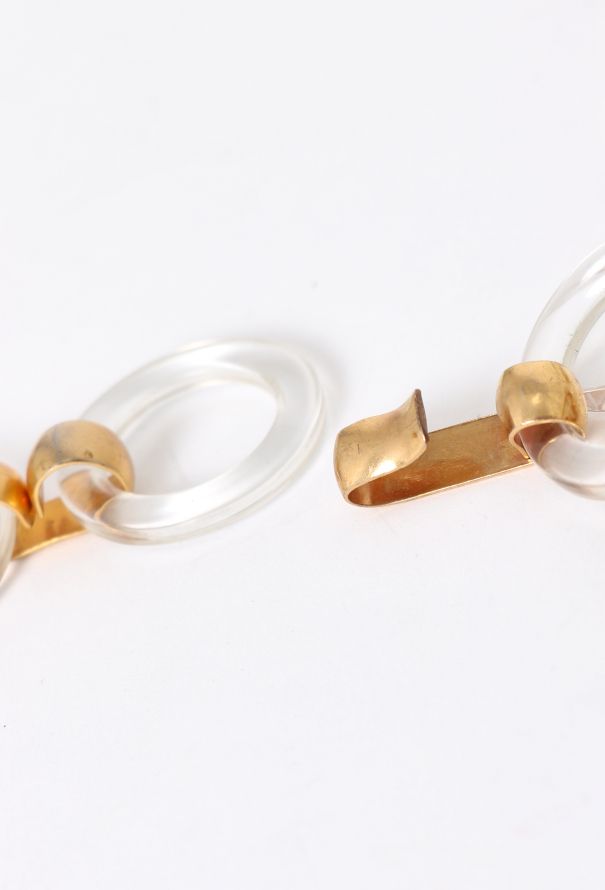 Saint Laurent Couture '70s Lucite Chainlink Belt - 4