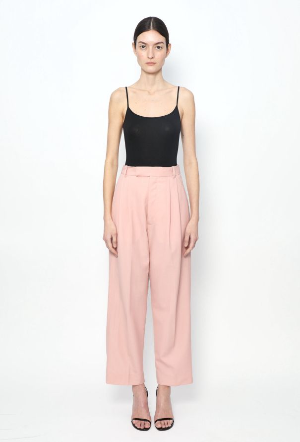 Céline 2018 Pleated Crêpe Trousers - 1