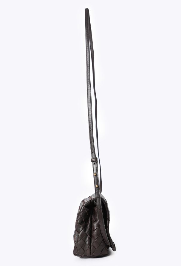 Bottega Veneta Intrecciato Small Cobble Messenger Bag - 5
