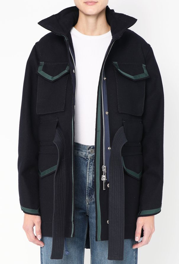 Sacai 2018 Belted Cargo Jacket - 4