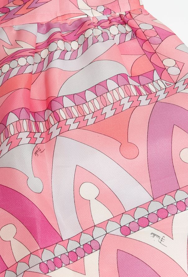 Emilio Pucci Resort 2012 Graphic Crêpe Tulip Dress - 6