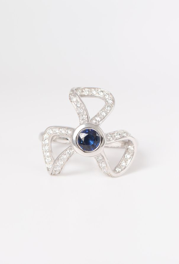 Mellerio 18k Gold, Diamond & Sapphire Marie Antoinette Ring - 1