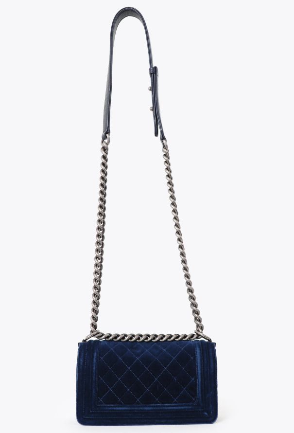 Chanel F/W 2012 Velvet Mini Boy Bag - 4
