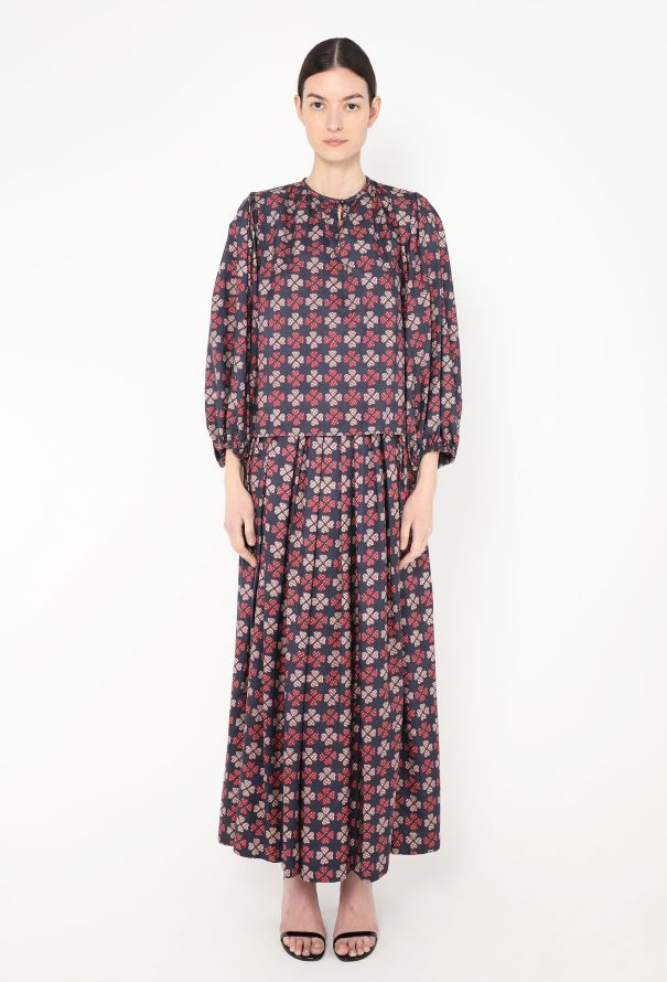 Saint Laurent S/S 1978 Heart Print Skirt Ensemble - 3