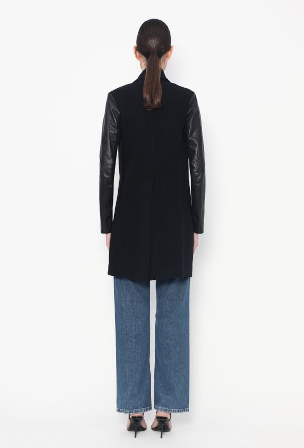 Rick Owens Draped Cashmere Coat - 6