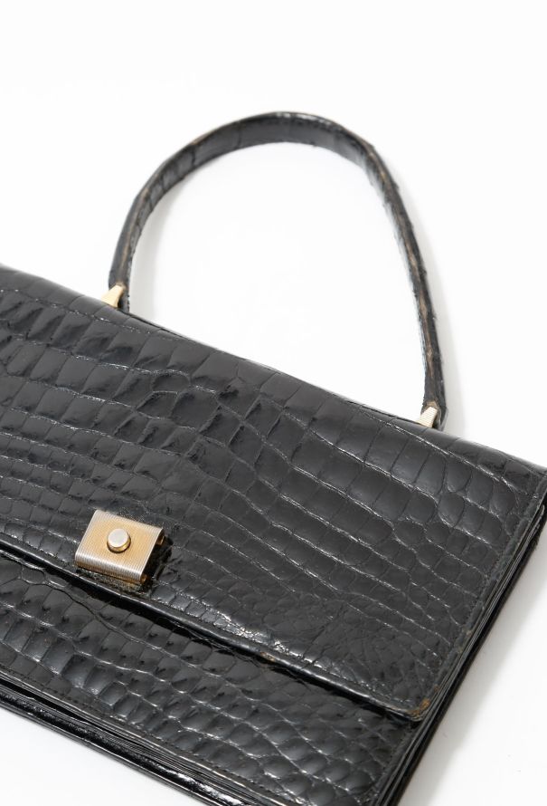 '60s Crocodile Piano Bag - 8