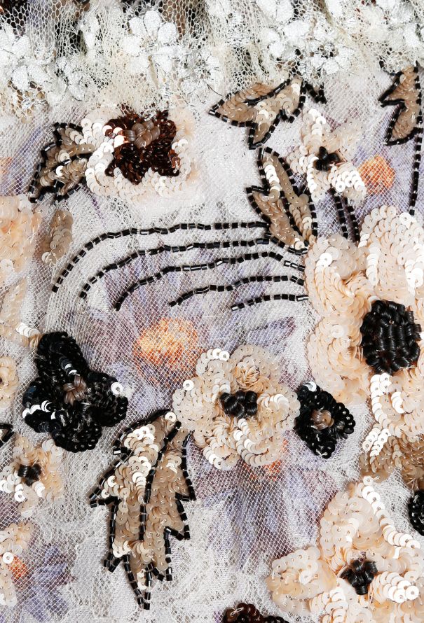 Rodarte S/S 2017 Sequin Lace Dress - 6