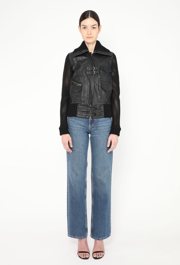 Rodarte S/S 2009 Leather Biker Jacket - 4