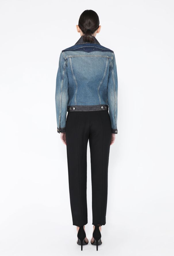 Maison Margiela 2022 Color Block Denim Jacket - 6