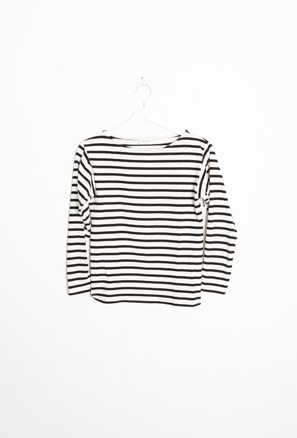 Saint Laurent 2015 Classic Marinière Cotton Top - 7