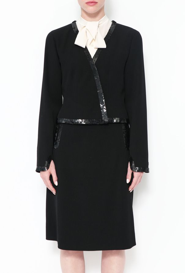 Chanel Sequin Trim Skirt Ensemble - 4