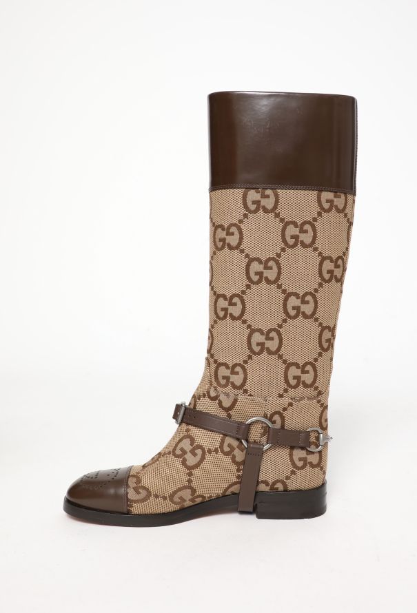 Gucci F/W 2021 Leather Harness Zelda Boots - 5