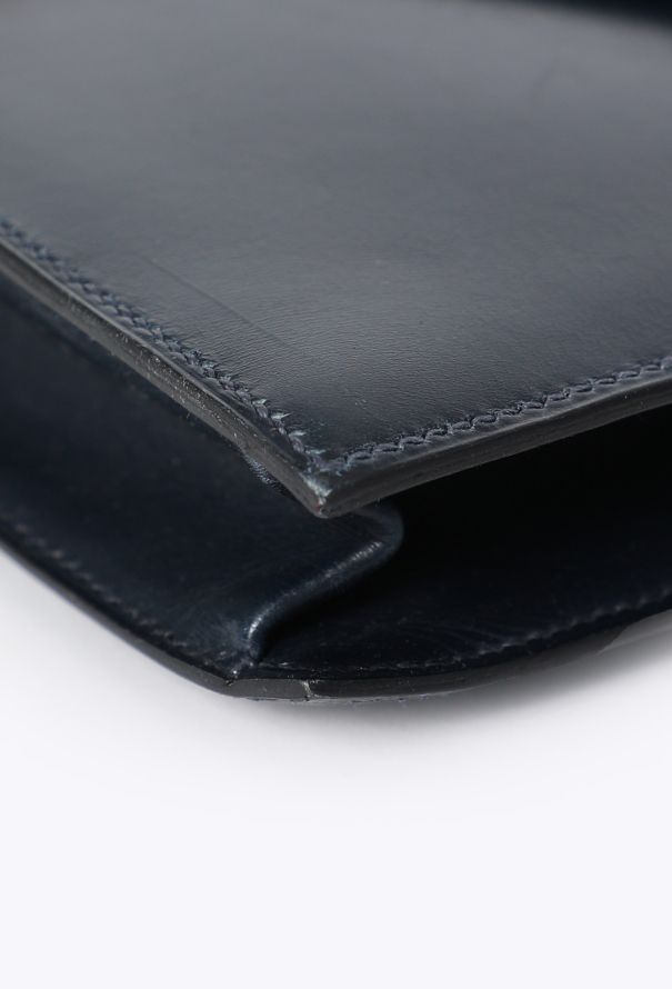 Hermès '70s Navy Box Lydie Bag - 7